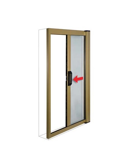 ZANZARIERA KIT PORTA SOTTILE IRS BIANCO RAL 9010 FIBRA VETRO/PVC CM 140 H.CM 240