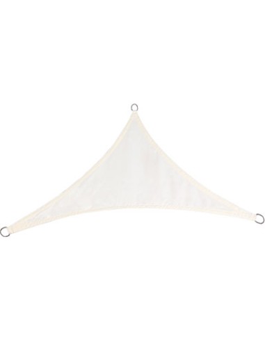 VELA OMBREGGIANTE LUXURY TRIANGOLARE STARS POLIESTERE ECRU GR/MQ 180 MT 3,6X3,6X3,6
