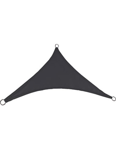 VELA OMBREGGIANTE LUXURY TRIANGOLARE STARS POLIESTERE GRIGIO GR/MQ 180 MT 3,6X3,6X3,6