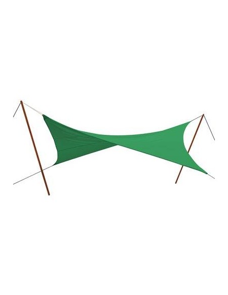 VELA OMBREGGIANTE QUADRA STARS PE VERDE GR/MQ 180 MT 3,6X3,6 + POLIECO