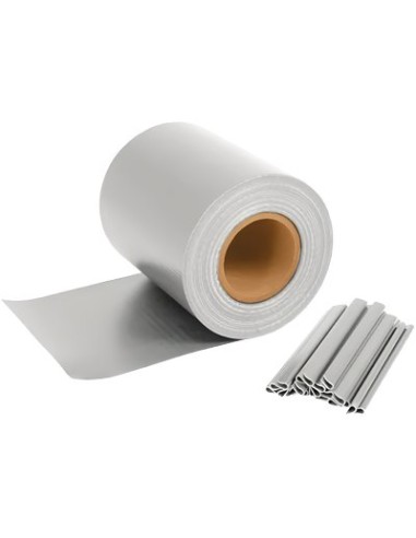 FASCIA COPRENTE RINGHIERE EFFE PVC BIANCO H.CM 19 MT 35 + 20 CLIPS