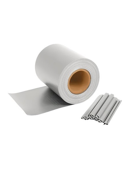 FASCIA COPRENTE RINGHIERE EFFE PVC BIANCO H.CM 19 MT 35 + 20 CLIPS
