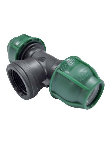 TEE A COMPRESSIONE FILETTO FEMMINA PN10 MM 25X1"F