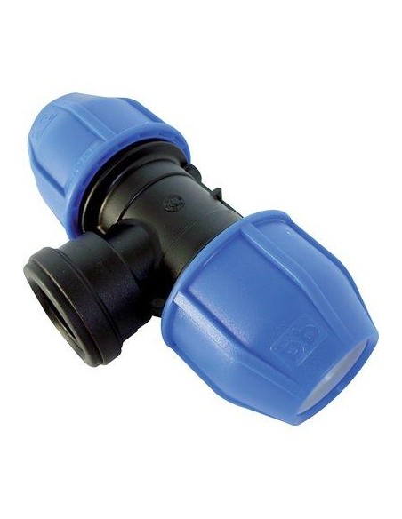 TEE A COMPRESSIONE FILETTO FEMMINA PN16 MM 25X1"F