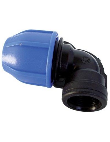 GOMITO A COMPRESSIONE FILETTO FEMMINA PN16 MM 40X1"1/4F