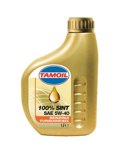 OLIO 4T SINTETICO  5W40 100% SINT TAMOIL LT 1 SAE 5W40