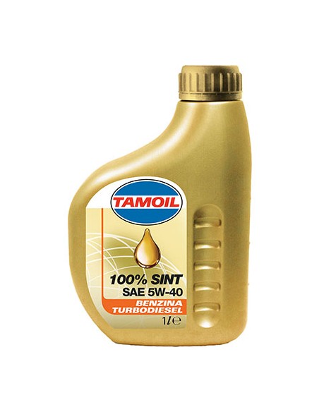 OLIO 4T SINTETICO  5W40 100% SINT TAMOIL LT 1 SAE 5W40