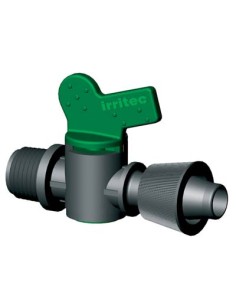 VALVOLA FILETTO MASCHIO X TUBO GOCCIOLANTE IRRITEC MM 16X1/2M