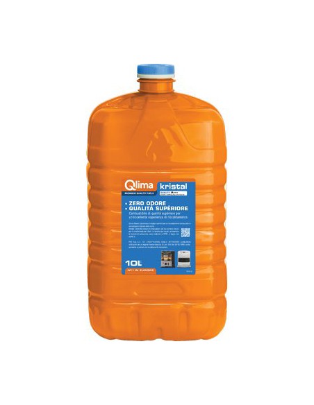 COMBUSTIBILE STUFA RADIANTE KRISTAL QLIMA TAPPO BLU LT 10