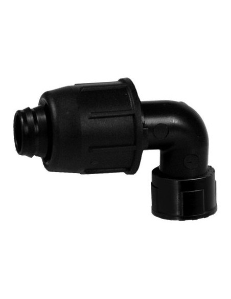 GOMITO A COMPRESSIONE FILETTO FEMMINA PN4 MM 16X1/2F