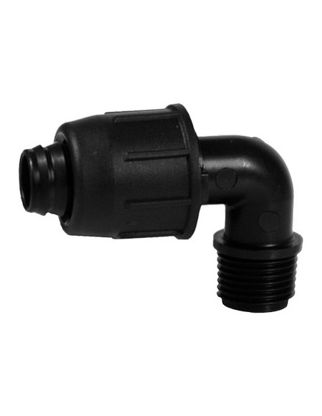 GOMITO A COMPRESSIONE FILETTO MASCHIO PN4 MM 16X1/2M