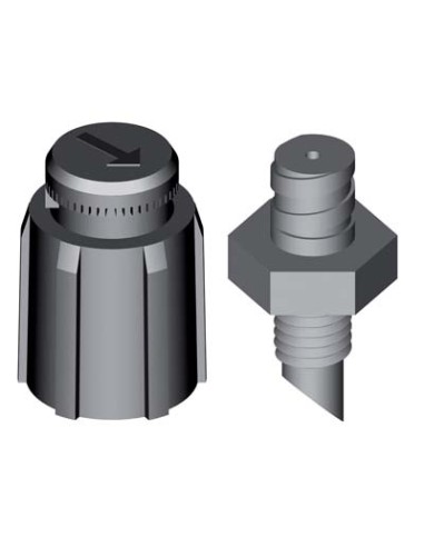 MICROSPRUZZATORE X IRRIGOCCIA 180° IRRITEC F.MM 1,0 G.MT 1,9 BAR 2 LT/H 39