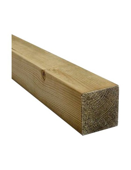 PALO QUADRO LEGNO EURO PINO IMPREGNATO CM 7X7 H.CM 210