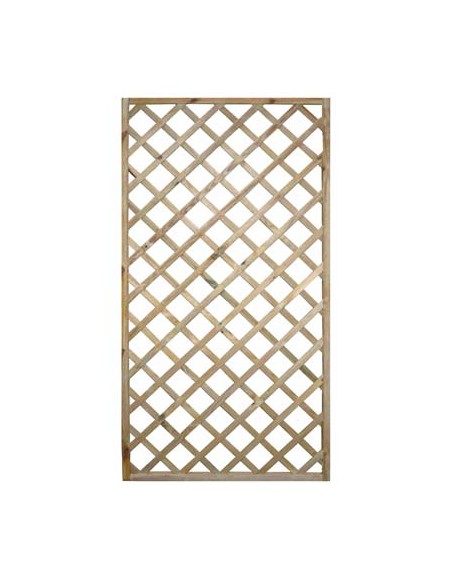 PANNELLO GRIGLIATO LEGNO EURO PINO IMPREGNATO CORNICE MM 45X30 CM  60X180