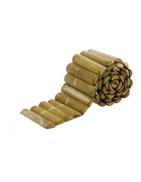 BORDURA AIUOLA A ROTOLO LEGNO EURO PINO IMPREGNATO CM 180 H.CM 20