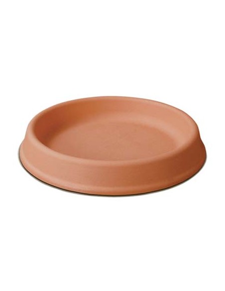 SOTTOVASO TONDO POTTERY COLLECTION GDM RESINA TERRACOTTA CM 43,0 H.CM 5,8 X VASO CM 50