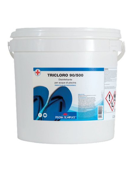 TRICLORO X PISCINA PASTIGLIE LAPI KG 10.20XGR 500