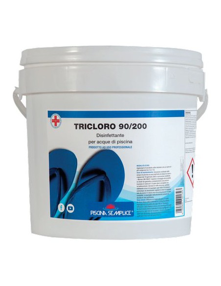 TRICLORO X PISCINA PASTIGLIE LAPI KG  5.25XGR 200