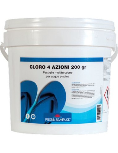 MULTIAZIONE X PISCINA PASTIGLIE LAPI KG  5.25XGR 200