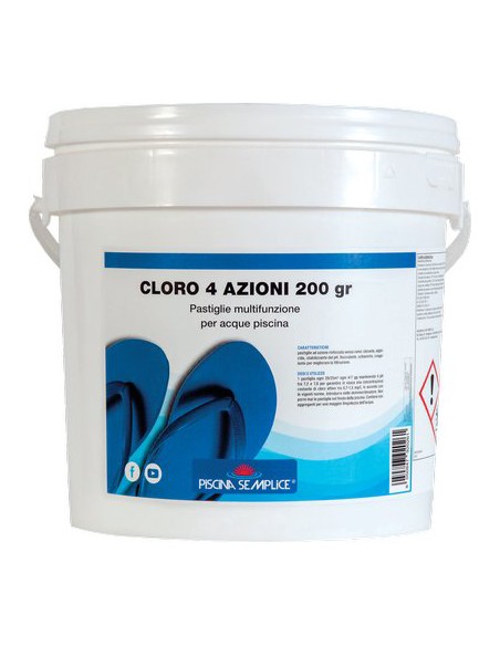 MULTIAZIONE X PISCINA PASTIGLIE LAPI KG  5.25XGR 200