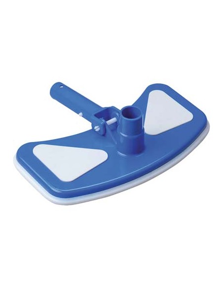 SPAZZOLA PISCINA ASPIRANTE RETTANGOLARE DOMUS ATTACCO MM 28 TUBO MM 32/38 CM 29X13