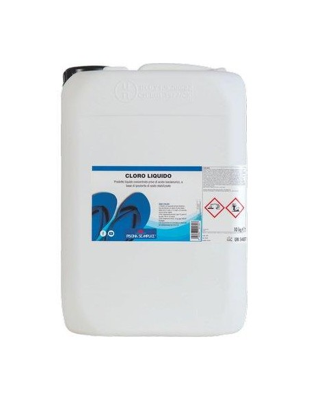 CLORO LIQUIDO X PISCINA LAPI STABILIZZATO KG 25