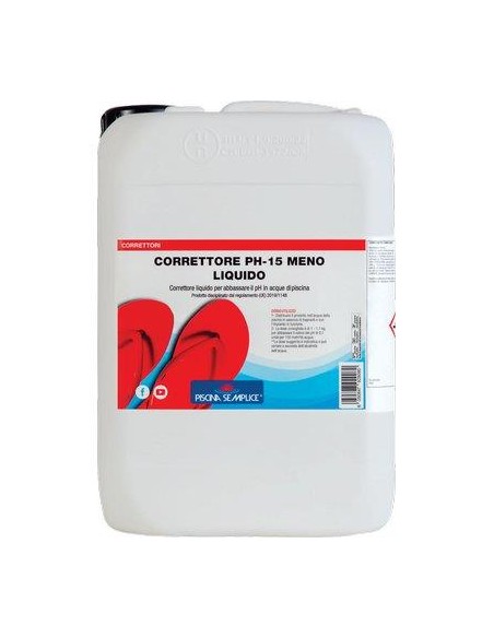 REGOLATORE PH MENO 15% X PISCINA LAPI LIQUIDO LT 10