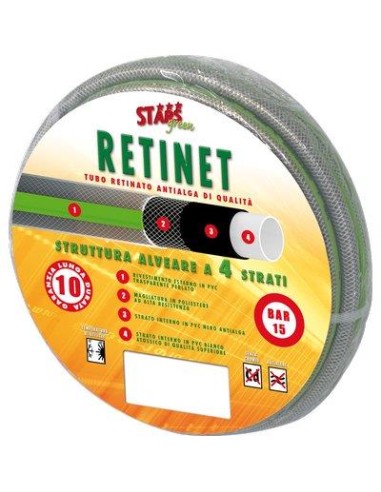 TUBO IRRIGAZIONE RETINATO RETINET STARS MM 25 1" MT 25