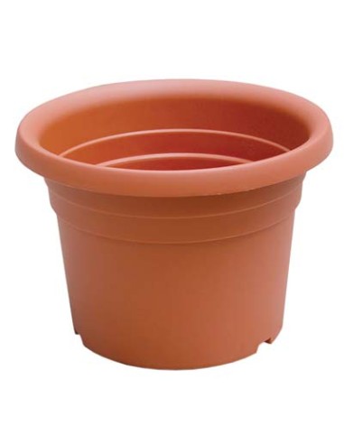 VASO CILINDRICO DAHLIA ICS PP TERRACOTTA CM 50 H.CM 36