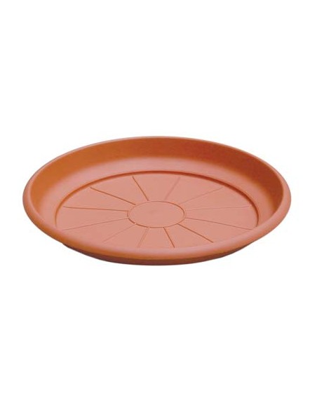 SOTTOVASO TONDO ERICA ICS PP TERRACOTTA X VASO CM 22