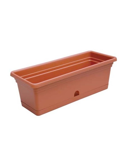 CASSETTA + RISERVA MELISSA ICS PP TERRACOTTA CM 60X20 H.CM 16