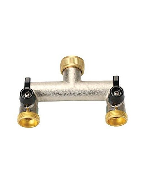 PRESA A RUBINETTO OTTONE 2 USCITE FILETTATE STARS 3/4F