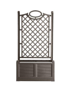 FIORIERA + GRIGLIATO SEPARE BAMA PP CAPPUCCINO CM 80X42,5 H.CM 150