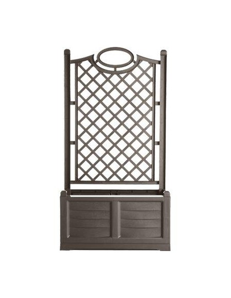 FIORIERA + GRIGLIATO SEPARE BAMA PP CAPPUCCINO CM 80X42,5 H.CM 150