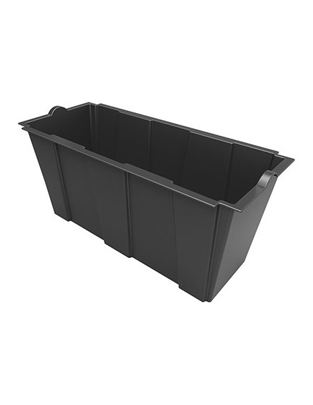 VASO FIORIERA SEPARE BAMA PP NERO CM 79X35 H.CM 37