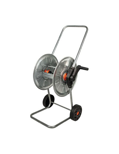 AVVOLGITUBO IRRIGAZIONE CARRELLATO AGRATI ACCIAIO ZINCATO RUOTE PLT X TUBO 1/2 MT  50