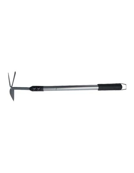 ZAPPETTA CUORE BIDENTE PROLUNGATA STARS ALLUMINIO/PLT CM 72