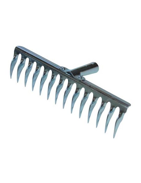 RASTRELLO SARCHIATORE STARS ACCIAIO DENTI 14 CM 39 O.MM 26