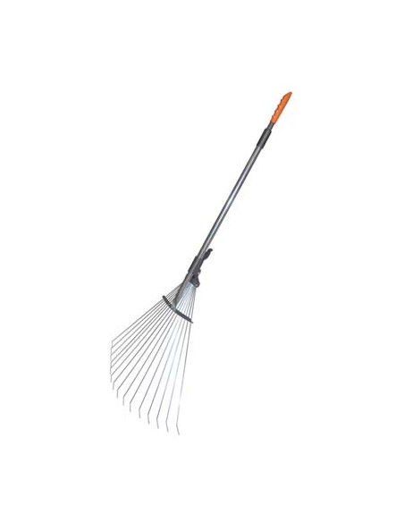 SCOPA GIARDINO A VENTAGLIO VELOX TELESCOPICA STARS MANICO ALLUMINIO H.CM 75/155
