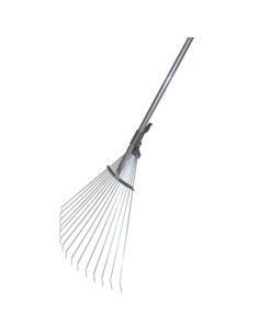 SCOPA GIARDINO A VENTAGLIO VELOX STARS ACCIAIO ZINC H.CM 151