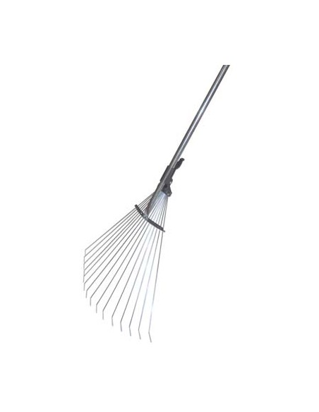 SCOPA GIARDINO A VENTAGLIO VELOX STARS ACCIAIO ZINC H.CM 151