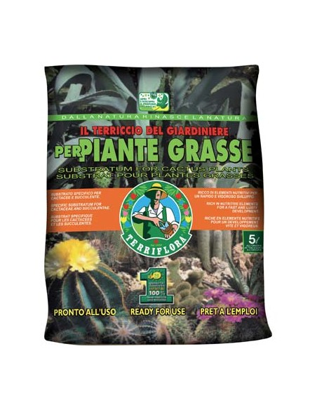 TERRICCIO PIANTE GRASSE TERRIFLORA LT 5 (216)