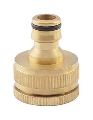 PRESA A RUBINETTO OTTONE + INNESTO RAPIDO STARS 3/4-1"F