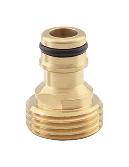 PRESA A RUBINETTO OTTONE + INNESTO RAPIDO STARS 3/4M