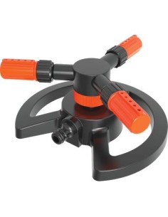 IRRIGATORE 3 BRACCI EVO SU BASE STARS PLASTICA CIRCOLARE INNESTO RAPIDO PASSANTE SELF