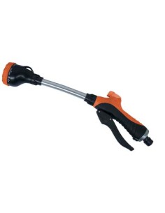 IDROPISTOLA MULTIFUNZIONE PROLUNGATA STARS INNESTO RAPIDO CM 38 FUNZIONI 8