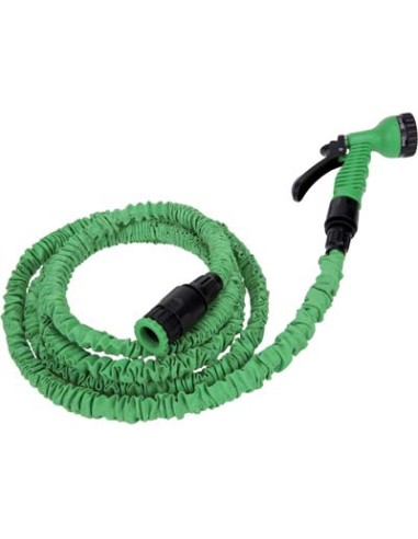 TUBO IRRIGAZIONE ESTENSIBILE IN KIT STARS MT 2,5/7,5 +RACCORDI+IDROPISTOLA