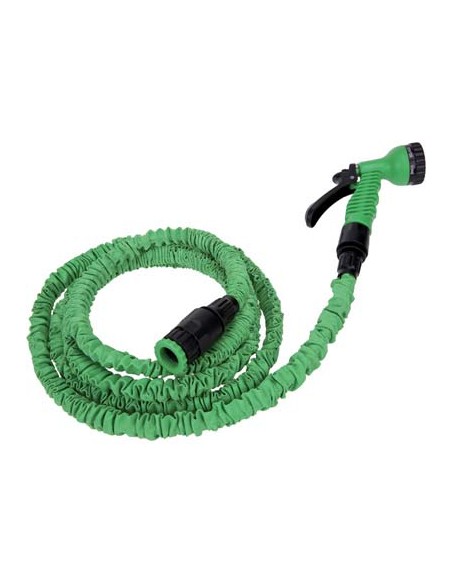 TUBO IRRIGAZIONE ESTENSIBILE IN KIT STARS MT 5,0/15,0 +RACCORDI+IDROPISTOLA
