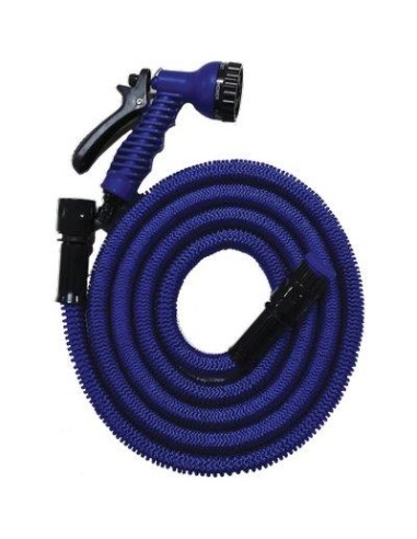 TUBO IRRIGAZIONE ESTENSIBILE LONGLIFE IN KIT STARS MT 2,5/7,5 +RACCORDI+IDROPISTOLA