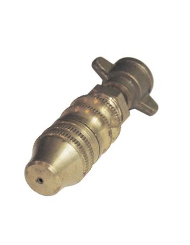 GETTO PLUVIO A ROSA + ALETTE X LANCIA STARS OTTONE REGOLABILE 1/4F